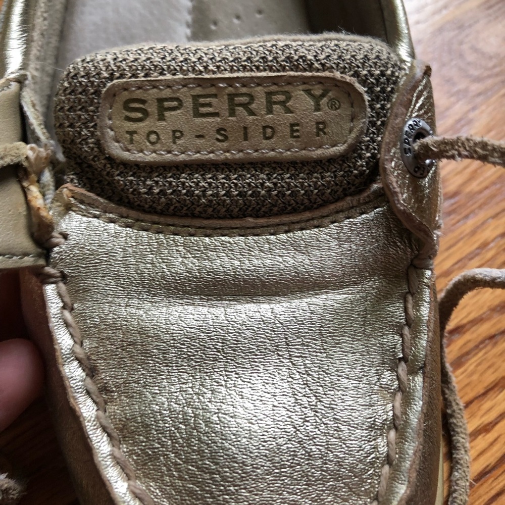 Sherry Boat Shoes (Gold Metallic Angelfish)